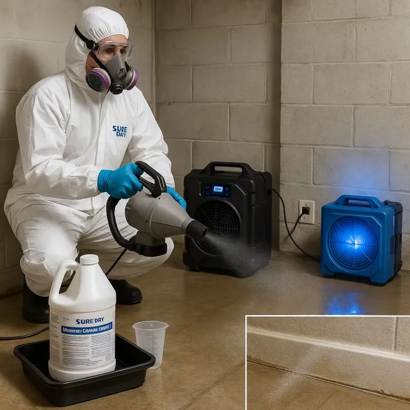 Sanitization and Odor Removal process in West Melbourne, FL