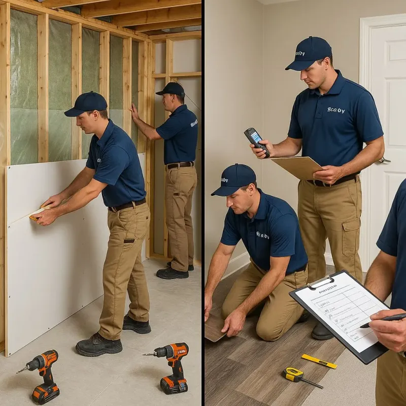 Repairs and Reconstruction process in West Melbourne, FL